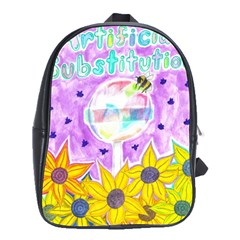 Artificial Substitution School Bag (large) by okhismakingart