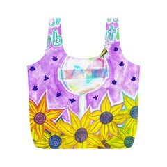 Artificial Substitution Full Print Recycle Bag (m) by okhismakingart