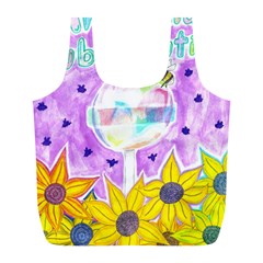 Artificial Substitution Full Print Recycle Bag (l) by okhismakingart