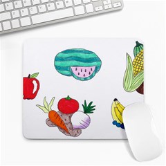 Fruits Veggies Large Mousepads by okhismakingart