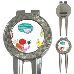 Fruits Veggies 3-in-1 Golf Divots by okhismakingart