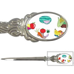 Fruits Veggies Letter Opener by okhismakingart