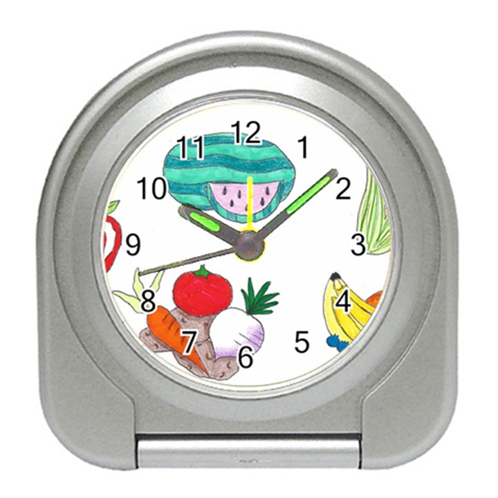 Fruits Veggies Travel Alarm Clock