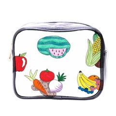 Fruits Veggies Mini Toiletries Bag (one Side) by okhismakingart