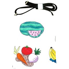 Fruits Veggies Shoulder Sling Bag by okhismakingart