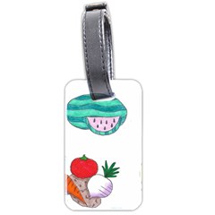 Fruits Veggies Luggage Tags (two Sides) by okhismakingart