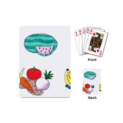 Fruits Veggies Playing Cards (mini) by okhismakingart