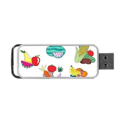 Fruits Veggies Portable Usb Flash (one Side) by okhismakingart