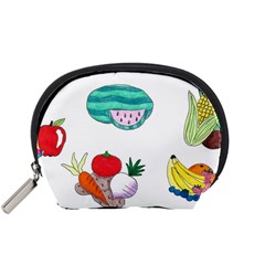 Fruits Veggies Accessory Pouch (small) by okhismakingart