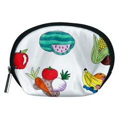 Fruits Veggies Accessory Pouch (medium) by okhismakingart