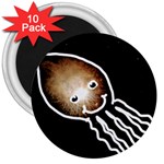 Friendly Firework Squid 3  Magnets (10 pack)  Front