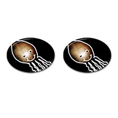 Friendly Firework Squid Cufflinks (Oval)