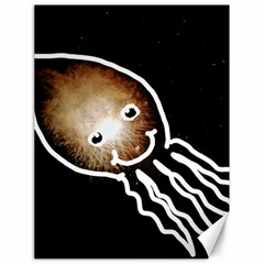 Friendly Firework Squid Canvas 18  X 24  by okhismakingart