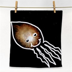 Friendly Firework Squid Face Towel by okhismakingart