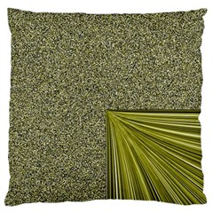 Electric Field Art I Large Flano Cushion Case (one Side) by okhismakingart