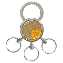 Electric Field Art Ii 3-ring Key Chains by okhismakingart