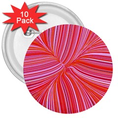 Electric Field Art Iii 3  Buttons (10 Pack)  by okhismakingart