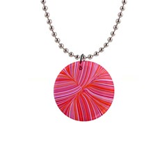 Electric Field Art Iii 1  Button Necklace by okhismakingart