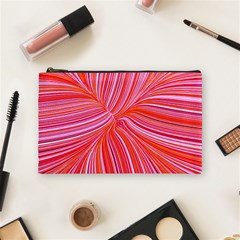 Electric Field Art Iii Cosmetic Bag (medium) by okhismakingart