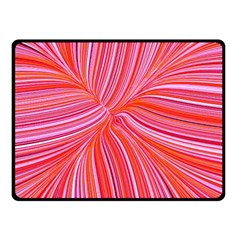 Electric Field Art Iii Double Sided Fleece Blanket (small)  by okhismakingart