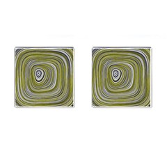 Electric Field Art Iv Cufflinks (square) by okhismakingart