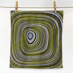 Electric Field Art Iv Face Towel by okhismakingart