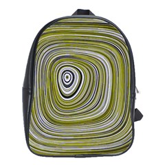 Electric Field Art Iv School Bag (large) by okhismakingart