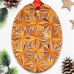 Electric Field Art V Ornament (oval) by okhismakingart