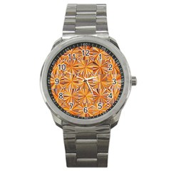 Electric Field Art V Sport Metal Watch by okhismakingart