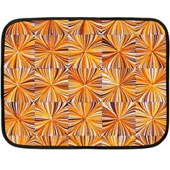 Electric Field Art V Double Sided Fleece Blanket (mini) 