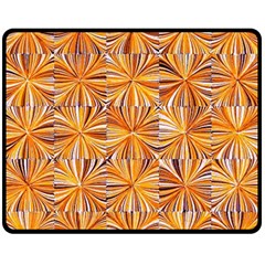 Electric Field Art V Fleece Blanket (medium)  by okhismakingart