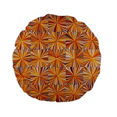 Electric Field Art V Standard 15  Premium Flano Round Cushions