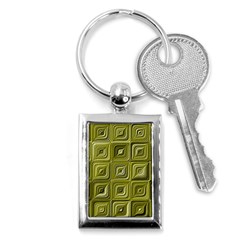 Electric Field Art Vi Key Chains (rectangle)  by okhismakingart