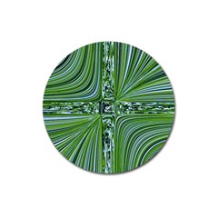 Electric Field Art Vii Magnet 3  (round) by okhismakingart