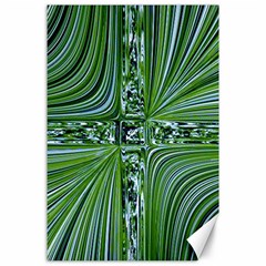 Electric Field Art Vii Canvas 24  X 36  by okhismakingart