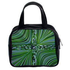 Electric Field Art Vii Classic Handbag (two Sides) by okhismakingart