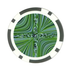 Electric Field Art Vii Poker Chip Card Guard (10 Pack) by okhismakingart