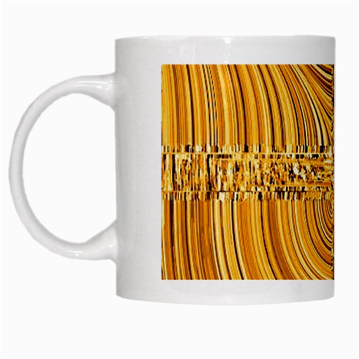 Electric Field Art VIII White Mugs