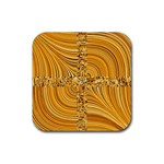 Electric Field Art VIII Rubber Coaster (Square)  Front