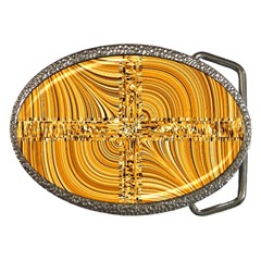 Electric Field Art Viii Belt Buckles by okhismakingart