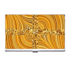 Electric Field Art Viii Business Card Holder by okhismakingart