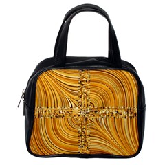 Electric Field Art Viii Classic Handbag (one Side) by okhismakingart