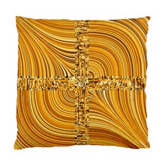 Electric Field Art Viii Standard Cushion Case (one Side) by okhismakingart