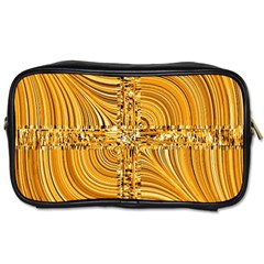 Electric Field Art Viii Toiletries Bag (one Side) by okhismakingart