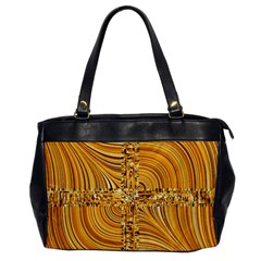 Electric Field Art Viii Oversize Office Handbag by okhismakingart