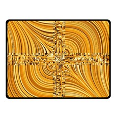 Electric Field Art Viii Fleece Blanket (small) by okhismakingart