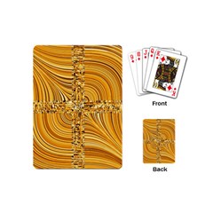 Electric Field Art Viii Playing Cards (mini) by okhismakingart