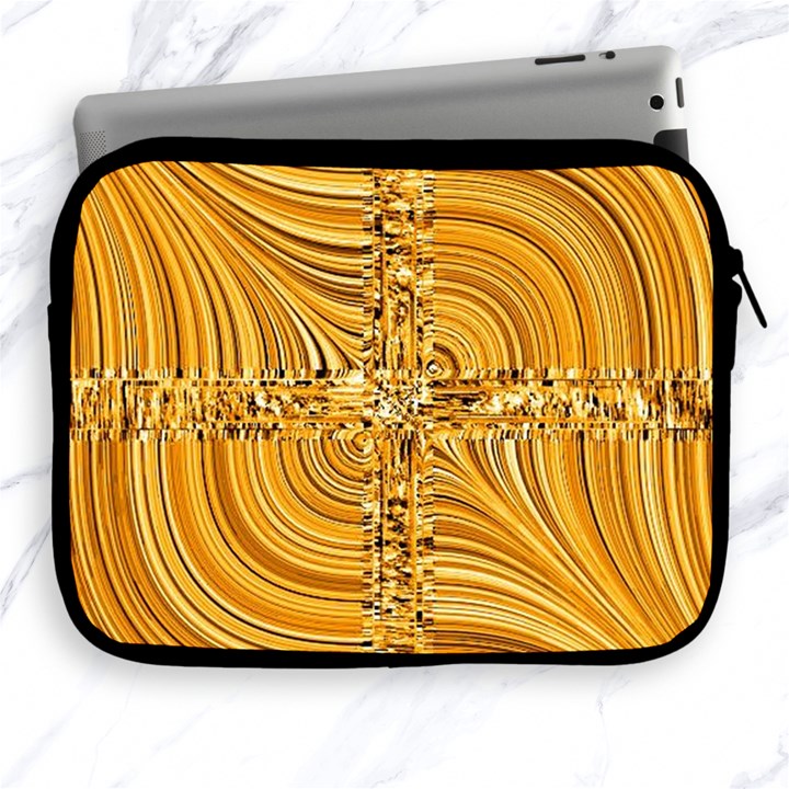 Electric Field Art VIII Apple iPad 2/3/4 Zipper Cases