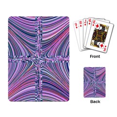 Electric Field Art Ix Playing Cards Single Design by okhismakingart