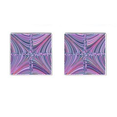 Electric Field Art Ix Cufflinks (square) by okhismakingart